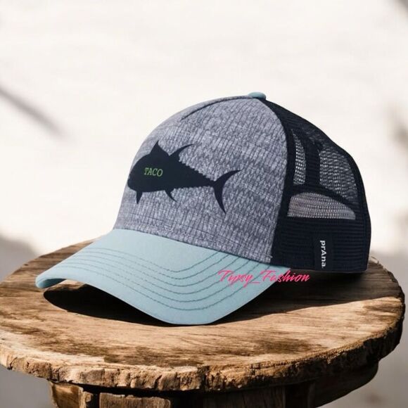 PrAna Women’s Journeymen Fish Taco Trucker Hat SnapBack NEW - Picture 1 of 9